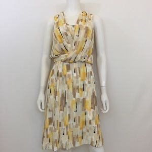 WHBM Sleeveless Dress Yellow A Line